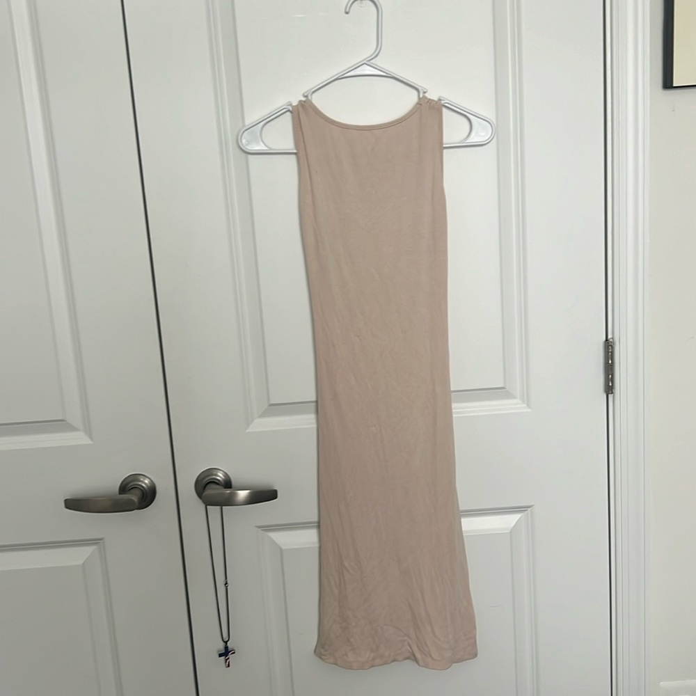 Tan dress